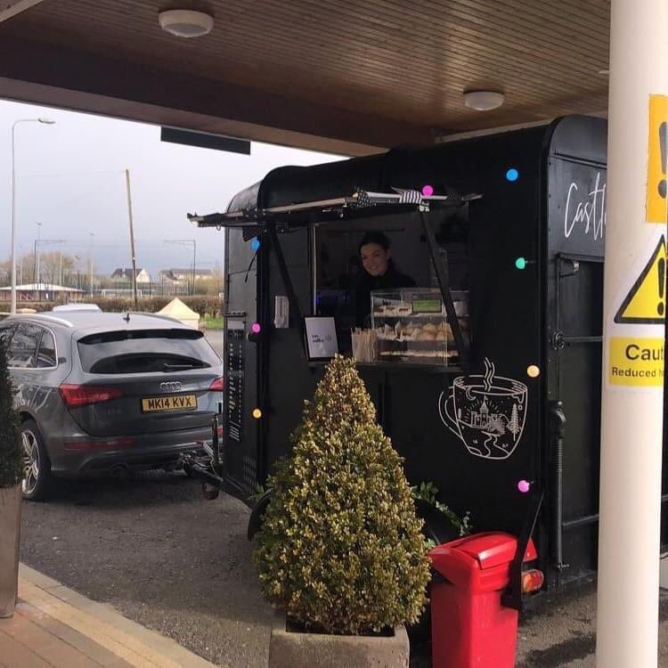 CastleCoffee2's tweet photo. for having us. What a lovely gesture for your staff and residents. 

If you have a weekday event you'd like us to attend get in touch.

See you tomorrow at our usual spot 10-4. Oreo Cookies &amp; Cream special 😋 @ Castlederg

(2/2) https://t.co/MQuSselfqP