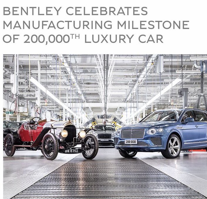 IndividualPlate's tweet image. Congrats @BentleyMotors For Producing The 2️⃣0️⃣0️⃣, 0️⃣0️⃣0️⃣ TH Car 👏🏼