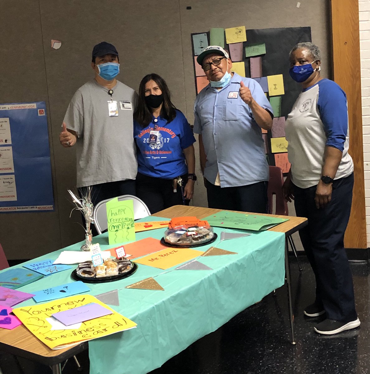 Congratulations 🎉 Manuel Perez on your 26 years with FCPS! We wish you well on your next chapter 🐯❤️ <a href="/BaileysES_FCPS/">Bailey's Elementary School for the Arts & Sciences</a>