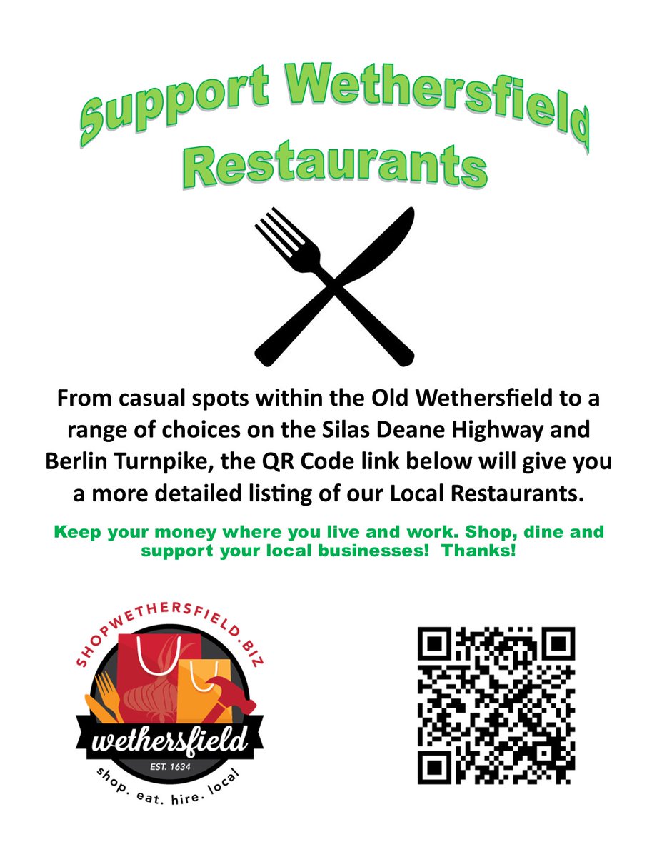 Wethersfield CT Economic Development & Improvement tweet media