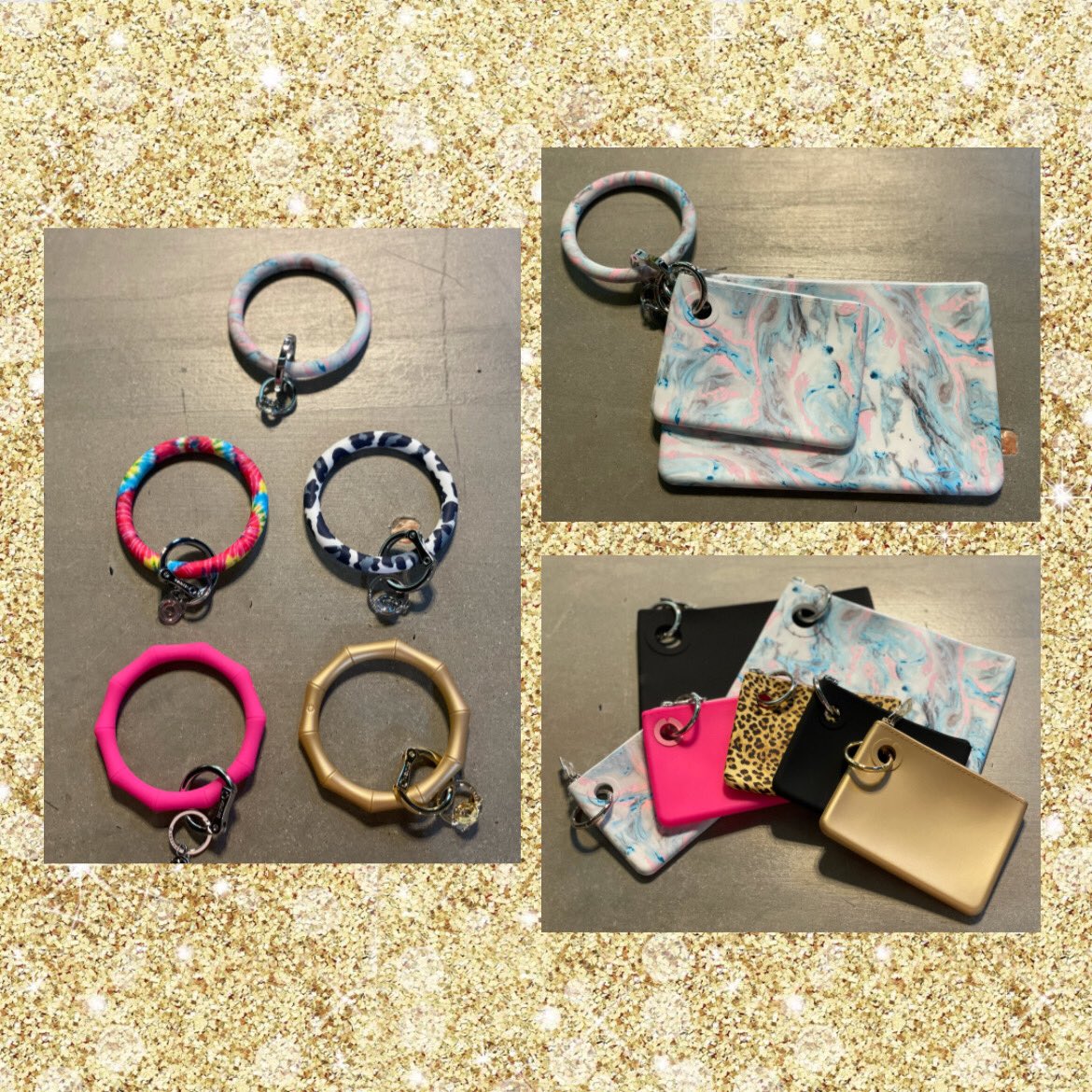 New Key Rings and Pouches are here!!😍😁😬