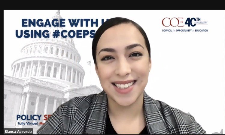 blanca__19's tweet photo. Busy week advocating for #FirstGen students during COE’s 40th Policy Seminar serving as the Policy Co-chair for @Illinois_TRIO! Met with rep @ChuyForCongress &amp; @RepMikeQuigley office. 

The work doesn’t stop here #TRIOworks 

@COEPS21 @COETalk @Illinois_TRIO https://t.co/11pZhzbH5N