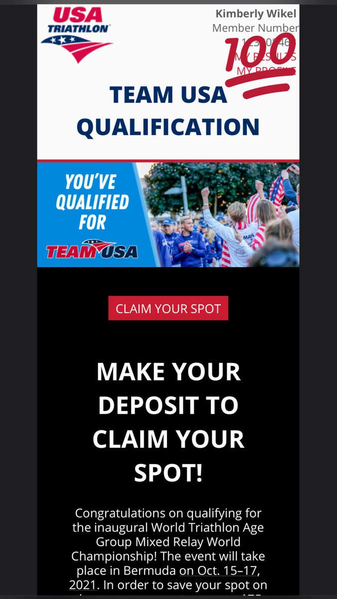 kwtris's tweet photo. I GET TO RACE 2️⃣ TIMES in Bermuda for Team USA 🇺🇸‼️‼️🙌🏽🙌🏽
I just received word that I qualified for the FIRST EVER Mixed Relay World Championship!! Hell yeah! 💫🌟
#TeamUSA #uastriathlon #triathlon #worldchampionships #ituworldchampionships https://t.co/EAgoLVOtgn