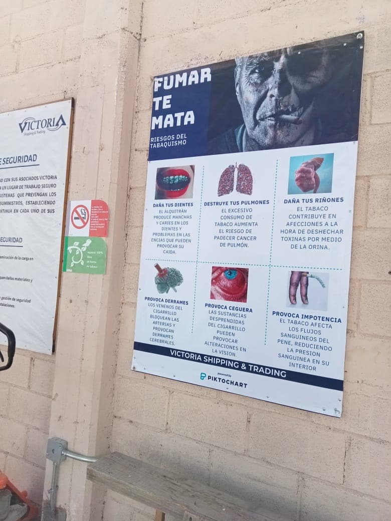 CEPAADurango's tweet photo. Oficina #Estatal #Tabaco #Dgo a cargo de la L. P. Diana Jiménez @CEPAAD1; dio por terminada la capacitación y la colocación de #Señales éticas demostrando que la empresa "@VictoriaST_Dgo" se convierte en un #Espacio 100% #LibreDe #Humo de #Tabaco🚭
¡ENHORABUENA!
#CepaadEscucha https://t.co/TrqW7a5Q1t