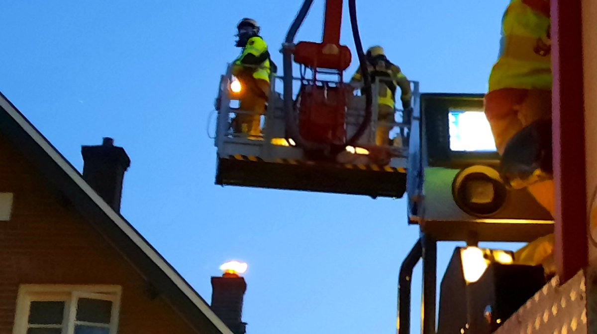 Melding schoorsteenbrand Floralaan Apeldoorn