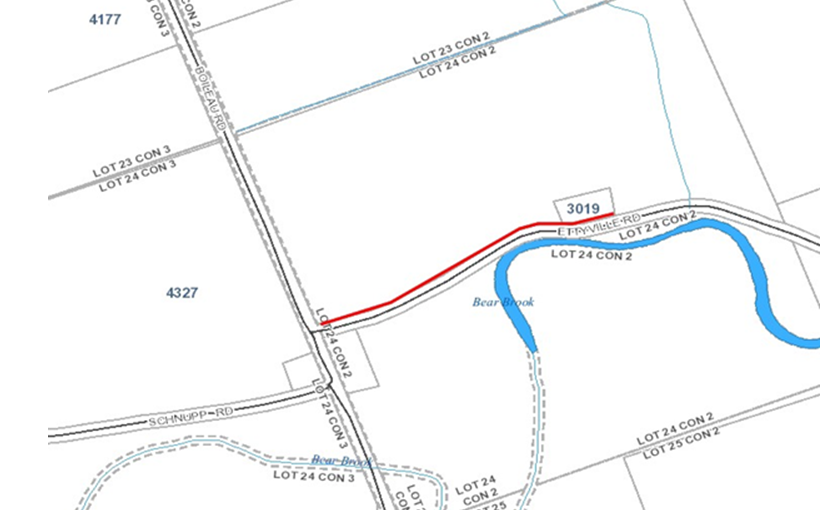 ClarenceRocklan's tweet image. Fermeture de chemin pour une période indéterminée en raison d'inondations 
- Ch. Ettyville, de l'adresse 3019 ch. Ettyville jusqu’au ch. Boileau.
Rd closure for an indetermined period due to spring flooding. 
- Ettyville Rd, from 3019, Ettyville Rd to Boileau Rd
#springflooding