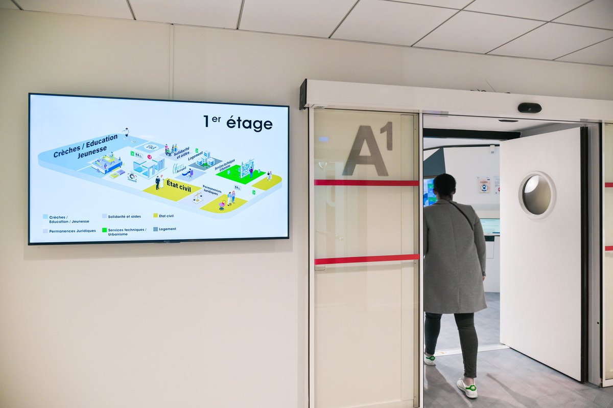 ASantini_Issy's tweet image. [Visite] Les travaux du Centre administratif municipal s’achèvent !

La rénovation s’est inscrit dans un projet global de transformation de tout le bâtiment pour optimiser le service public rendu aux Isséennes et aux Isséens — #SmartAdministration