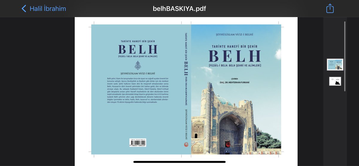 ProfMuratSimsek's tweet photo. Tebrikler
@haciveyis_ilim
@HYayinevi
@mehmet_caba
#Belh
#Hanefism
#Hanefilik https://t.co/1soIdaKBrn
