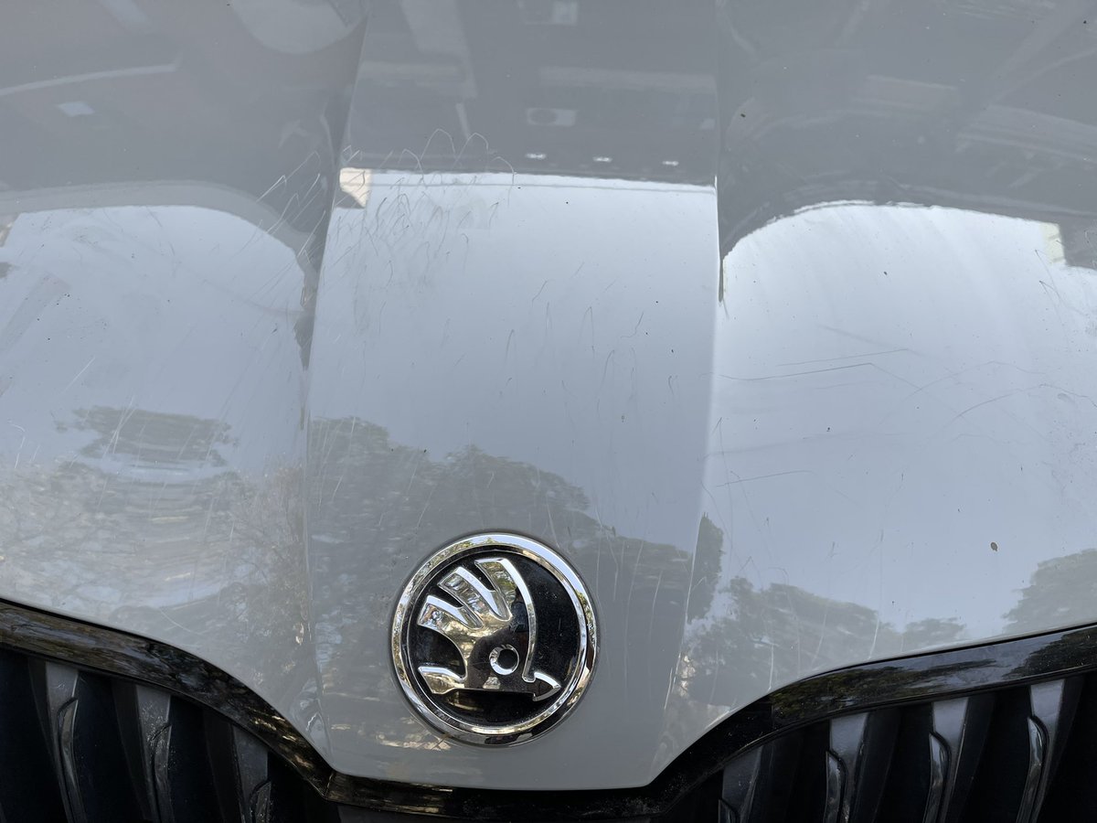 akhyil's tweet photo. @SkodaIndia @JaiAutoskoda @Zac_Hollis_  @SKODAUK @skodaautonews Skoda Service centre has destroyed my vRS230. Went for a paint job after dogs attacked my car. They damaged my bonnet. Painted parts that did not require paint job. Spoilt factory paint job. Here is my story(1/10) https://t.co/RB5rtWCyec