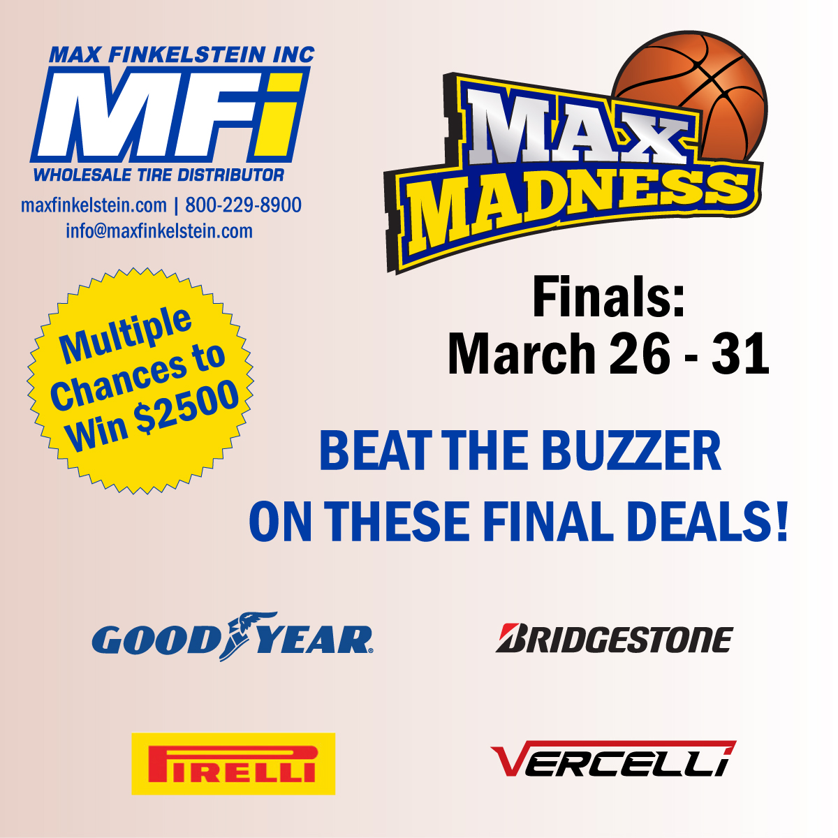 MaxFinkelstein's tweet photo. Hurry - MFi MAX Madness Finals: March 26 - 31 - Last Chance to Enter to Win $2500

Log in now to see the latest specials:
https://t.co/RCB2RZhq4Y https://t.co/VnF1uSBLSE