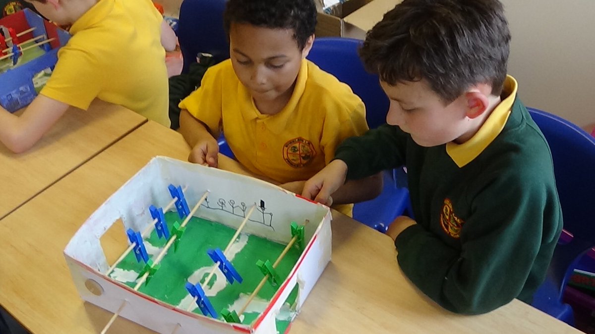Year4_WLPS's tweet photo. The table top football tournament was great fun! Well done to Evie and her partner for winning the gold trophy 🏆 https://t.co/PztpRoF8Yo