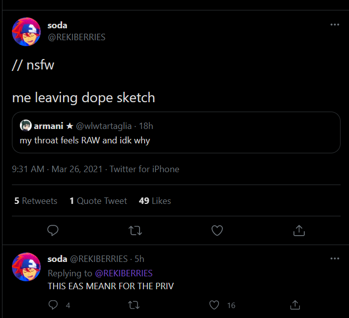 sk8struggles's tweet photo. //NSFW

WHY IS SK8 TWT SO HORNY??? https://t.co/CF9jKZcvoj