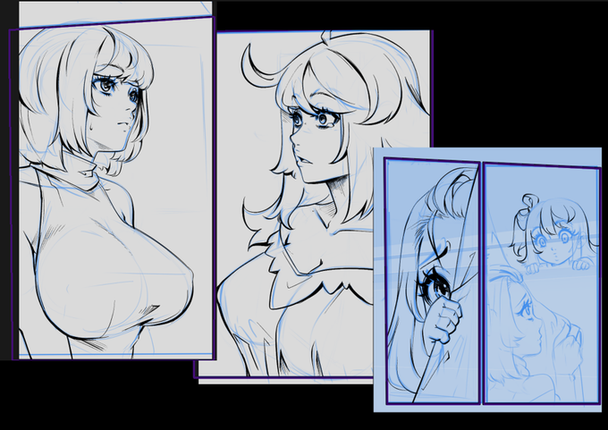 mother...working working on comic 
#comic #art 