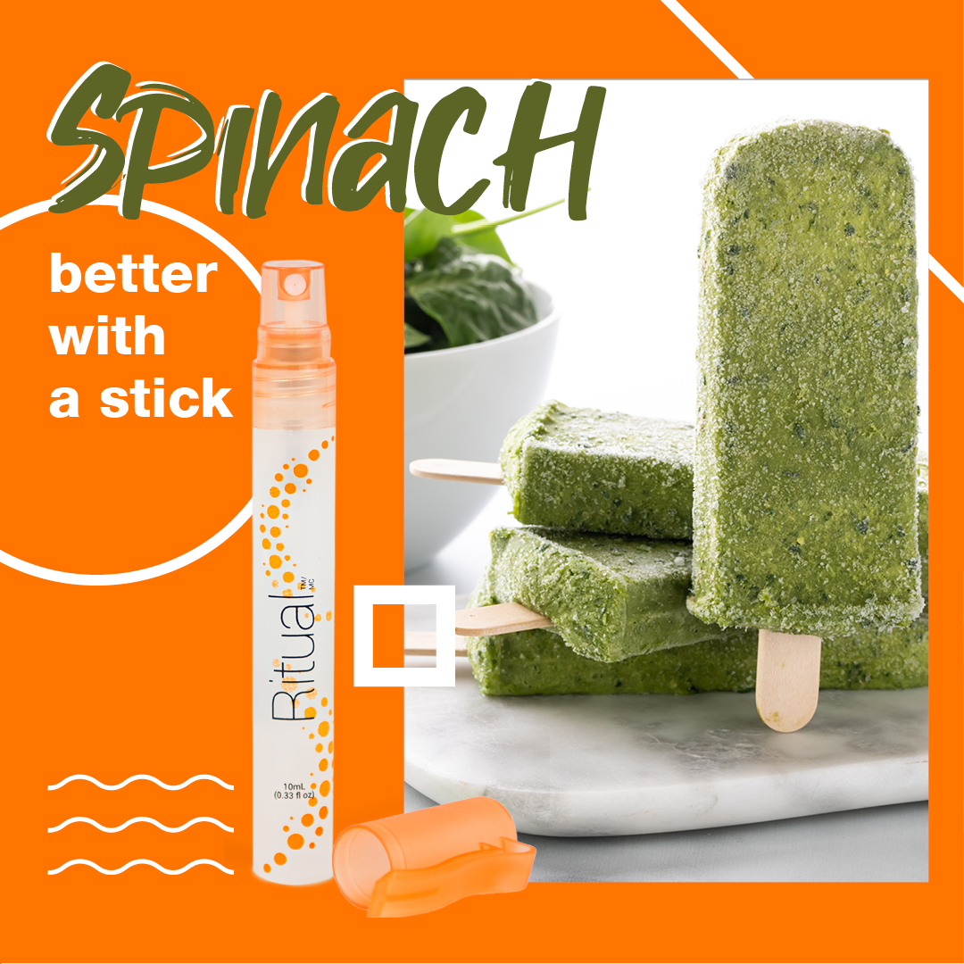 Ritual_360's tweet photo. Today is National Spinach Day! Take a look at an unexpected way to eat spinach, as a veggie popsicle!
Speaking about unexpected, how about our convenient, pen shaped #HandSanitizer Spray?
Easy to take with you, alcohol free and kills 99.9% of germs. https://t.co/RBd3ekTErf