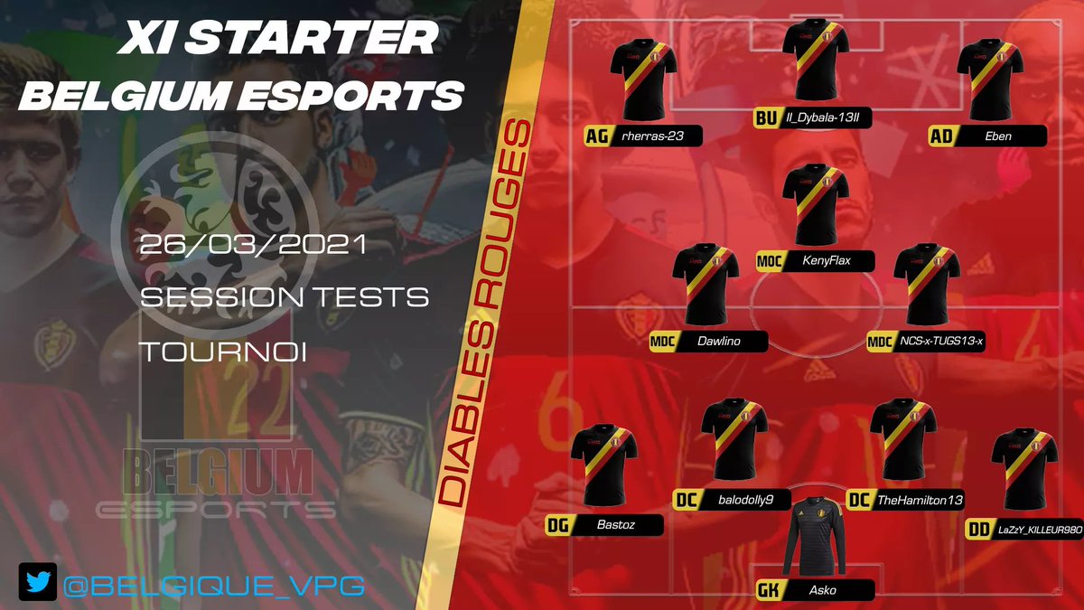 belgique_vpg's tweet photo. Nos diables rouge sont en tournoi ce soir. #FIRECUP.
Bonne chance à eux. https://t.co/ZLGvGfs5Rd