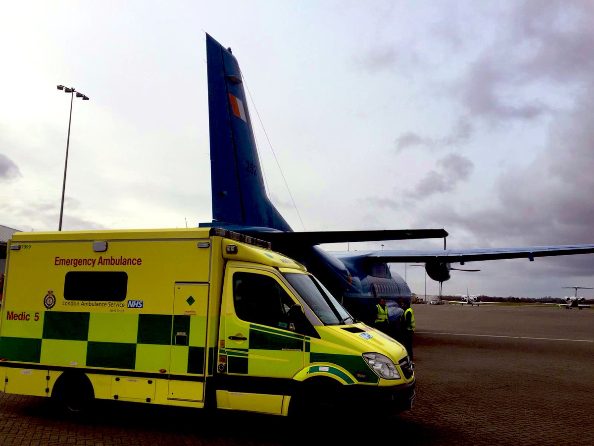 IrishAirCorps's tweet photo. #101Sqn received an airborne retasking during a routine Maritime Defence &amp; Security Operation today. The CN-235MPA aircraft immediately diverted to @WATairport to commence a ‘Priority-1’ Air Ambulance transfer to @RAFNortholt #military #air #flexibility @HSELive @AmbulanceNAS https://t.co/PDgsjHQaFa