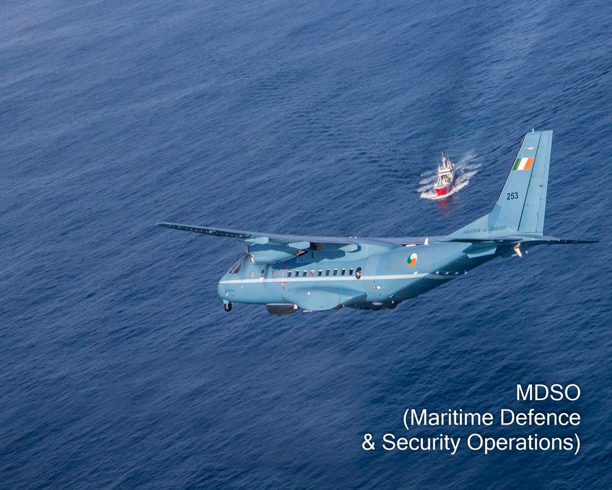 IrishAirCorps's tweet photo. #101Sqn received an airborne retasking during a routine Maritime Defence &amp; Security Operation today. The CN-235MPA aircraft immediately diverted to @WATairport to commence a ‘Priority-1’ Air Ambulance transfer to @RAFNortholt #military #air #flexibility @HSELive @AmbulanceNAS https://t.co/PDgsjHQaFa