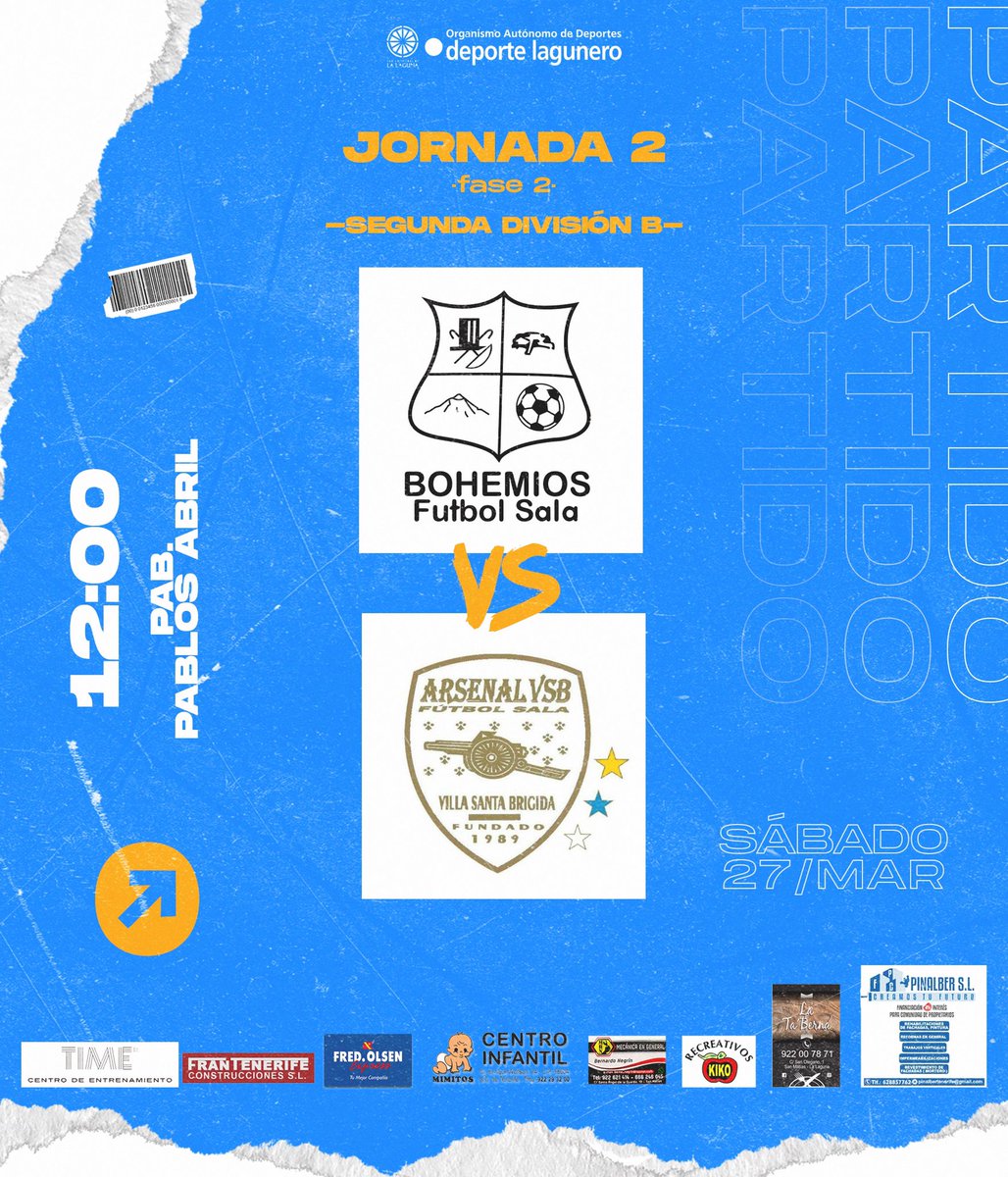 BohemiosFS1990's tweet photo. SÉNIOR ⚽💪| El Bohemios recibe al Arsenal VSB en la jornada 2 de la fase para evitar el descenso.

🕥12.00h
👥 ❌ Puerta Cerrada
🆚 #ArsenalVSB
🏟️ Pab. Pablos Abril

#30AñosSoñandoDespiertos🧡💙 https://t.co/4R3ulNddUr