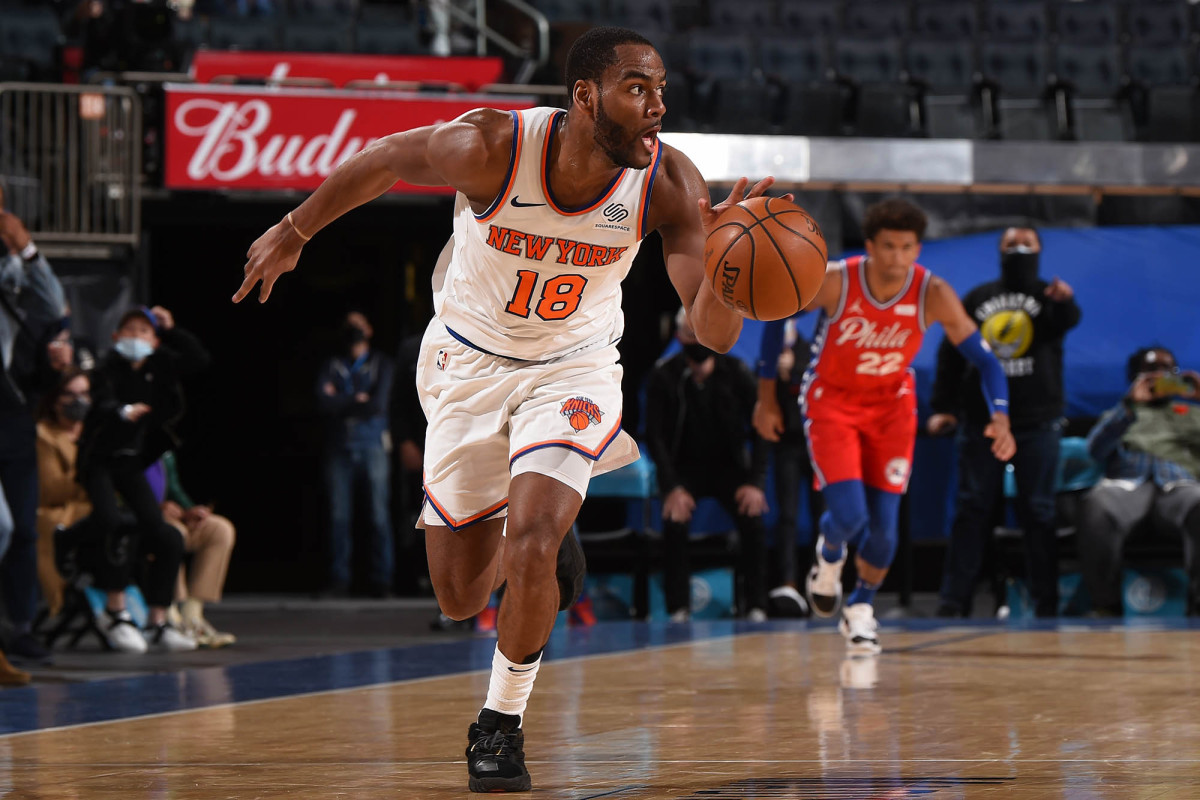 Alec Burks showing Knicks they didn't need to make a big trade deadline move