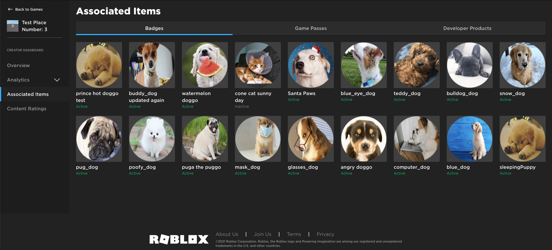 Bloxy News on X: New in the #Roblox Creator Dashboard: Badge  Configuration! 🏅 You can now preview, change the image, and edit other  information such as the name, description, and whether or