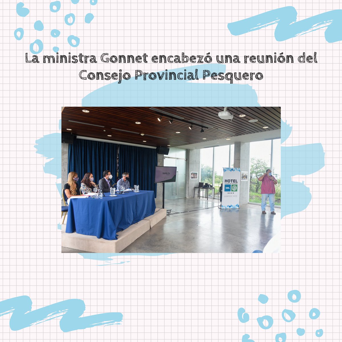 ReplicaDigiOk's tweet photo. 👥 La ministra @ErikaGonnet encabezó una reunión del Consejo Provincial Pesquero

🗣️ "Si no aseguramos la sostenibilidad biológica o ambiental de los recursos pesqueros, no habrá sostenibilidad social ni económica" declaró

🐟 Participaron más de 40 representantes del sector https://t.co/LXGkWp9Xne
