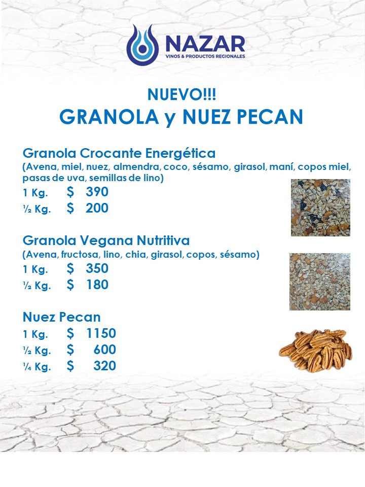 Nuevos productos para una alimentación saludable
#comersano #VidaSana #granola #nuez