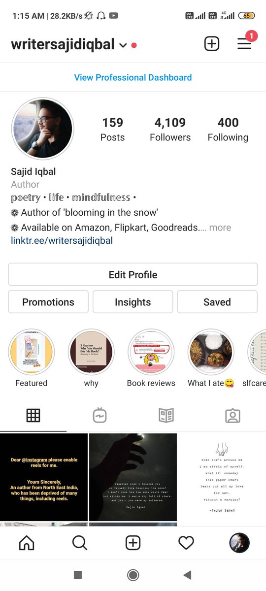 RevaUnion's tweet photo. @instagram my Instagram Reels feature is not showing. Please enable it for me. I am an author from India and I would love to use the Reels on Instagram. #instagram #Facebook @Facebook @kevin @InstagramComms @dhruv_rathee https://t.co/nNTpirM02Q