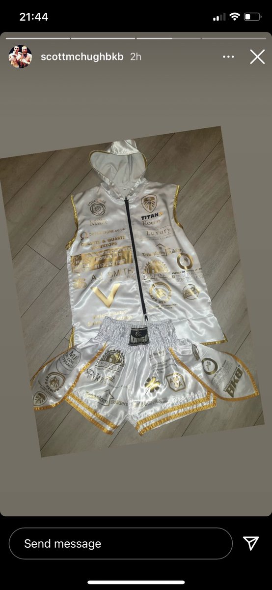 TitanBoxing's tweet photo. Titan boxing ring #wear being walked out for this weekends @bkb_official1 title fight this weekend. https://t.co/YEi9c5IaKo