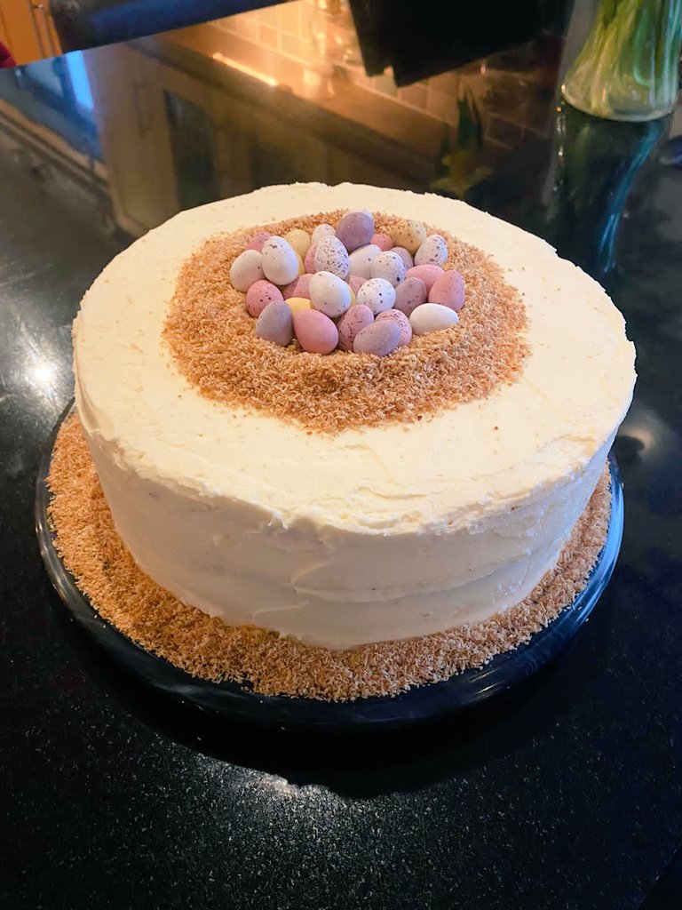 SmiHomeEc's tweet photo. Congratulations to Mai Flavin 1st year, the winner of Easter Baking Competition.  Beautiful creativity and looks delicious well done. @smincw @ATHE_HomeEc https://t.co/yUSCQ5klHz