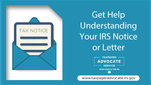 YourVoiceAtIRS's tweet photo. Have you received a notice from the #IRS? Get help understanding your #IRSletter by using the Taxpayer Roadmap notice lookup tool: https://t.co/L7W8VYXaFc. #taxes https://t.co/JHSFxaz36u