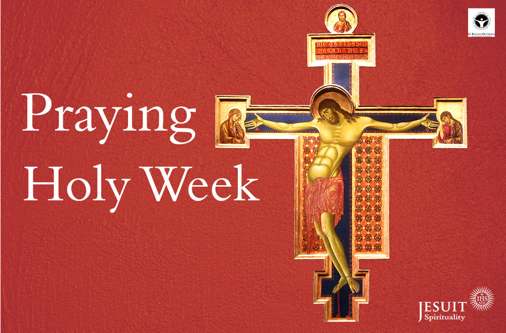 JesuitsBritain's tweet photo. 'Far from being absent or turning his back on us, Jesus is with us, supporting us and sharing in our suffering.'
Download these reflections for prayer throughout Holy Week:
https://t.co/bsPG6tDMD1 https://t.co/EkPRRZ3CAX