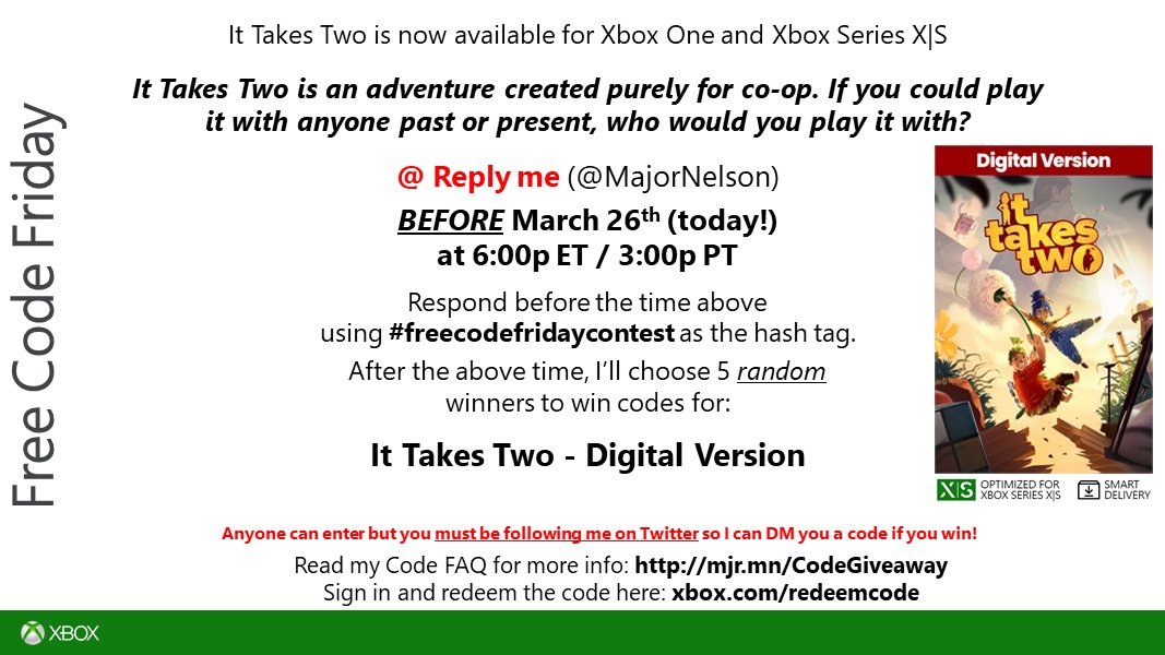 It Takes Two Xbox Series X  S / Xbox One [Digital Code] 