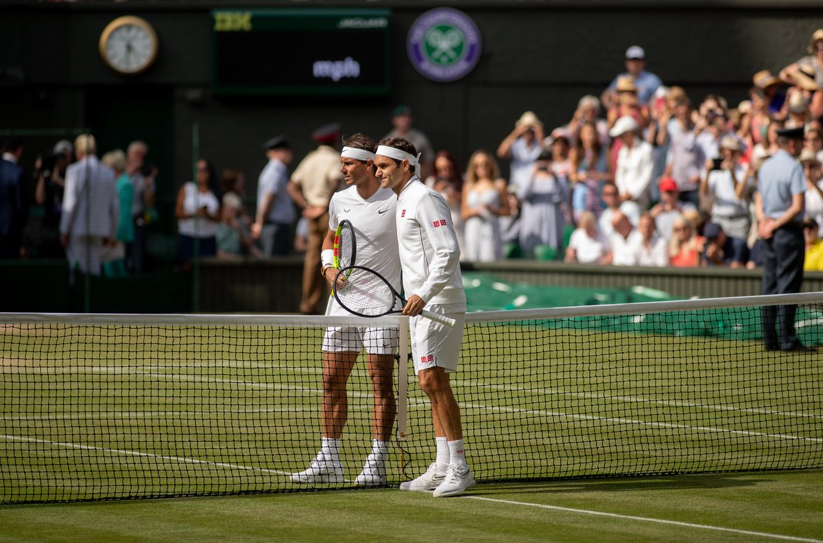 Wimbledon's tweet photo. 📅 On this day 17 years ago, @rogerfederer and @RafaelNadal met on court for the first time 

The rest, as they say, is history ✨ https://t.co/pJckIeBhTq