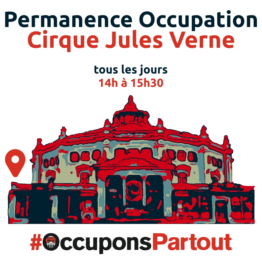CipSomme's tweet photo. #Occupathon
JOUR 15 - 91 lieux occupés
PAS DE RÉOUVERTURE SANS DROITS SOCIAUX
#OccupationPartout #occuponspartout #enroutepourles100 https://t.co/SKo3gTCDiS
