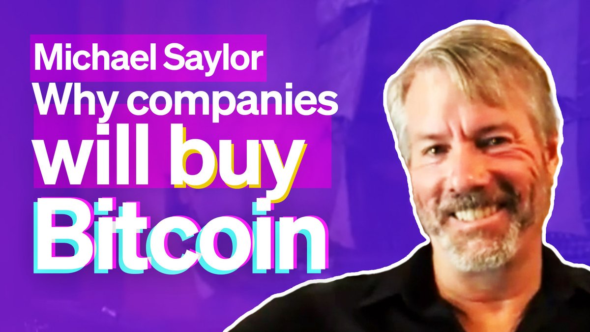 Blockworks's tweet photo. Michael Saylor's ultimate guide to why every company will eventually buy Bitcoin

Video 👉 https://t.co/A2QZpOQY5Z https://t.co/1gYxPLCURf