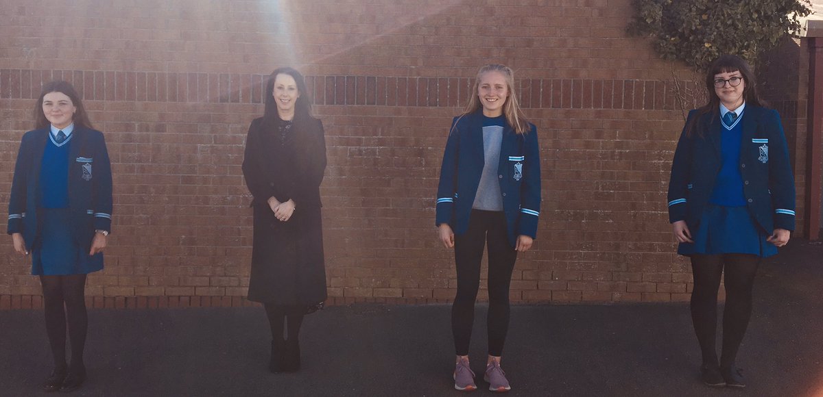 AGS_English's tweet photo. Congratulations to Shenna, Molly and Aoife on their success in ‘Beyond Words’, the Well-being Writing Project reflecting on the past year. Many thanks to @BupaFoundation for the £250 book tokens in recognition of our work undertaken to promote Mental Health @assumptionlive https://t.co/LnDyLod4gN