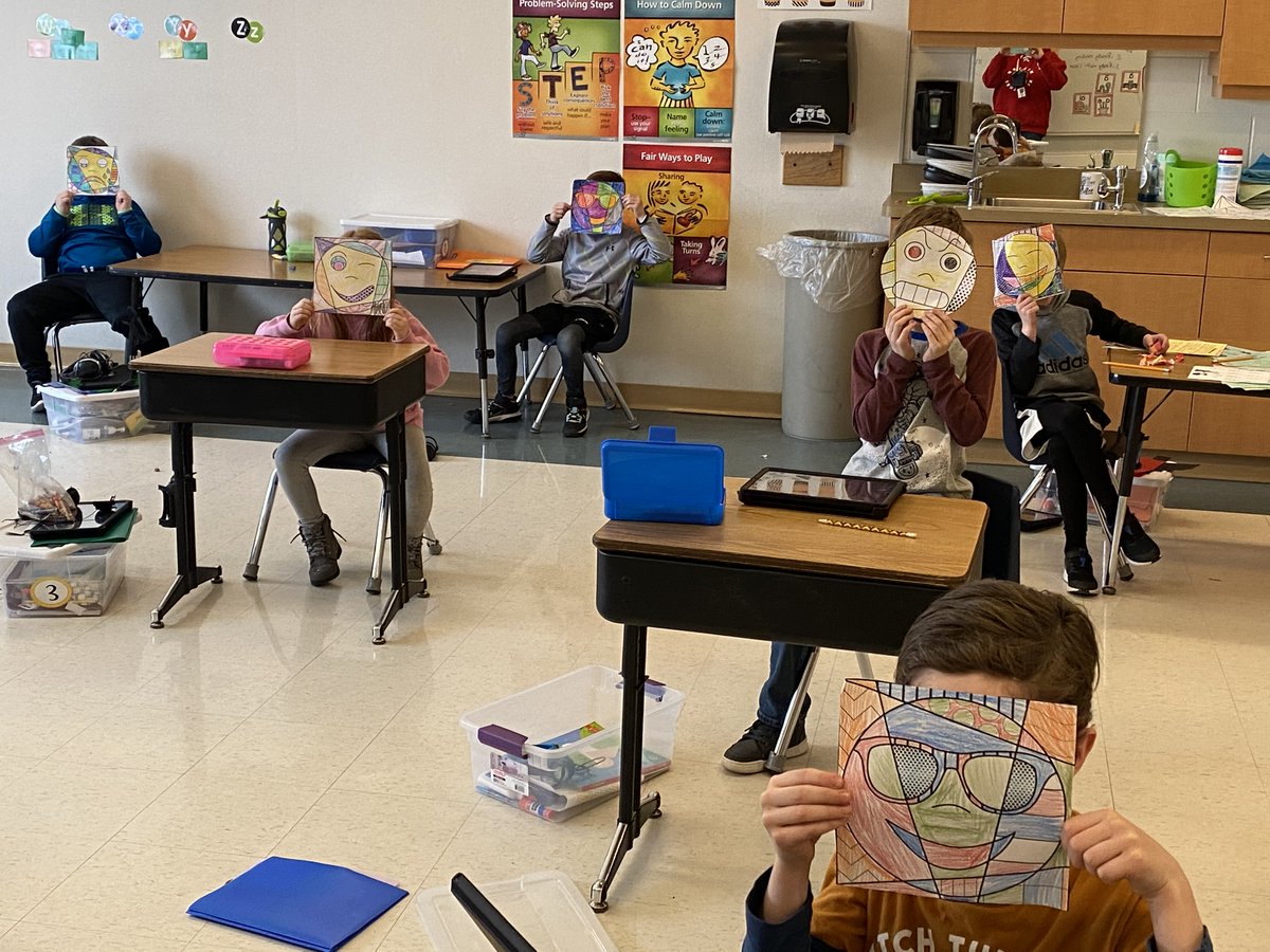 Check out these emoji faces from Mrs. Kirchner's first graders! Today is #SELday and our students did some activities focusing on social and emotional learning! #MiltonPride