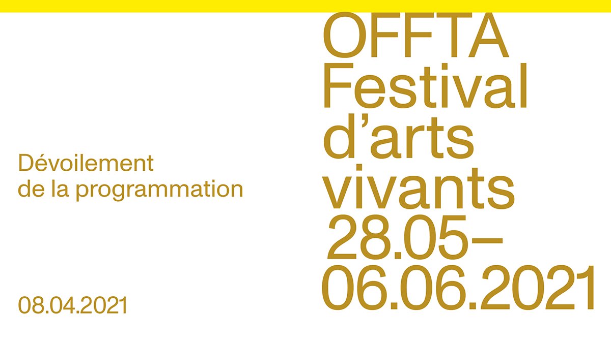 offta's tweet image. LANCEMENT DE PROGRAMMATION
→ Le 8 avril, sur Facebook, 11:00 AM
 
Rejoignez-nous et découvrez les artistes, les partenaires et la forme inédite de notre 15e édition lors de notre Facebook Live du 8 avril!
 
#offta2021