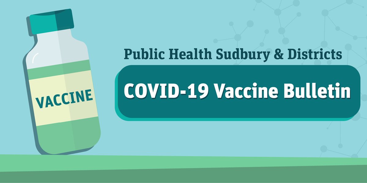 PublicHealthSD's tweet photo. March 26, 2021: COVID-19 Vaccine Bulletin —

https://t.co/1oUmm6gbNf

#PublicHealth #Sudbury #Manitoulin #COVID19 https://t.co/riE4ghq25I