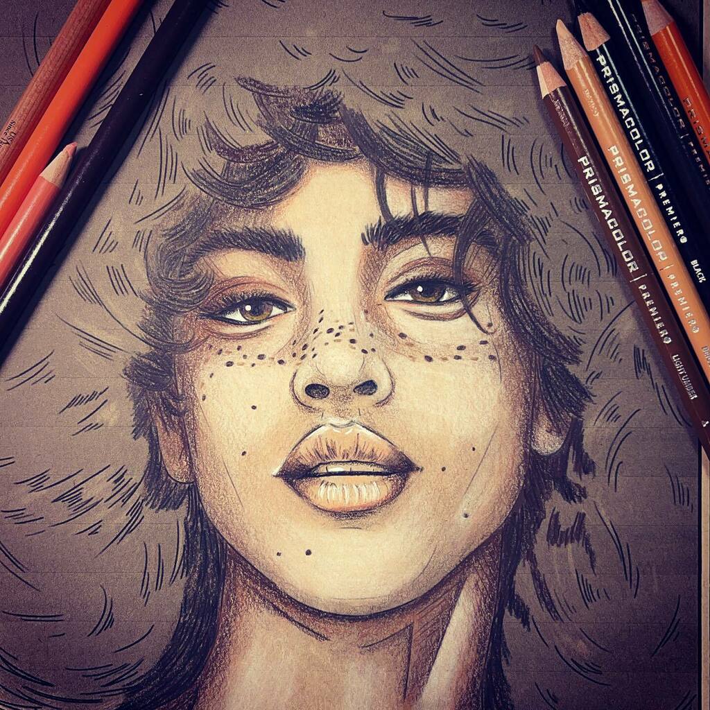 EmeralDQueen's tweet photo. Darker color skinntones learning at #udemy with @lisamitrokhin coloring with my #prismacolorpencils #prismacolor #prismacolorpremier #prismacolorart #lisamitrokhin #art #skincolor #skincoloring #fun #creative #portrait #realisticportrait #awesome #emeral… https://t.co/Vd4XZA4HRe https://t.co/cXPqNLB8zP