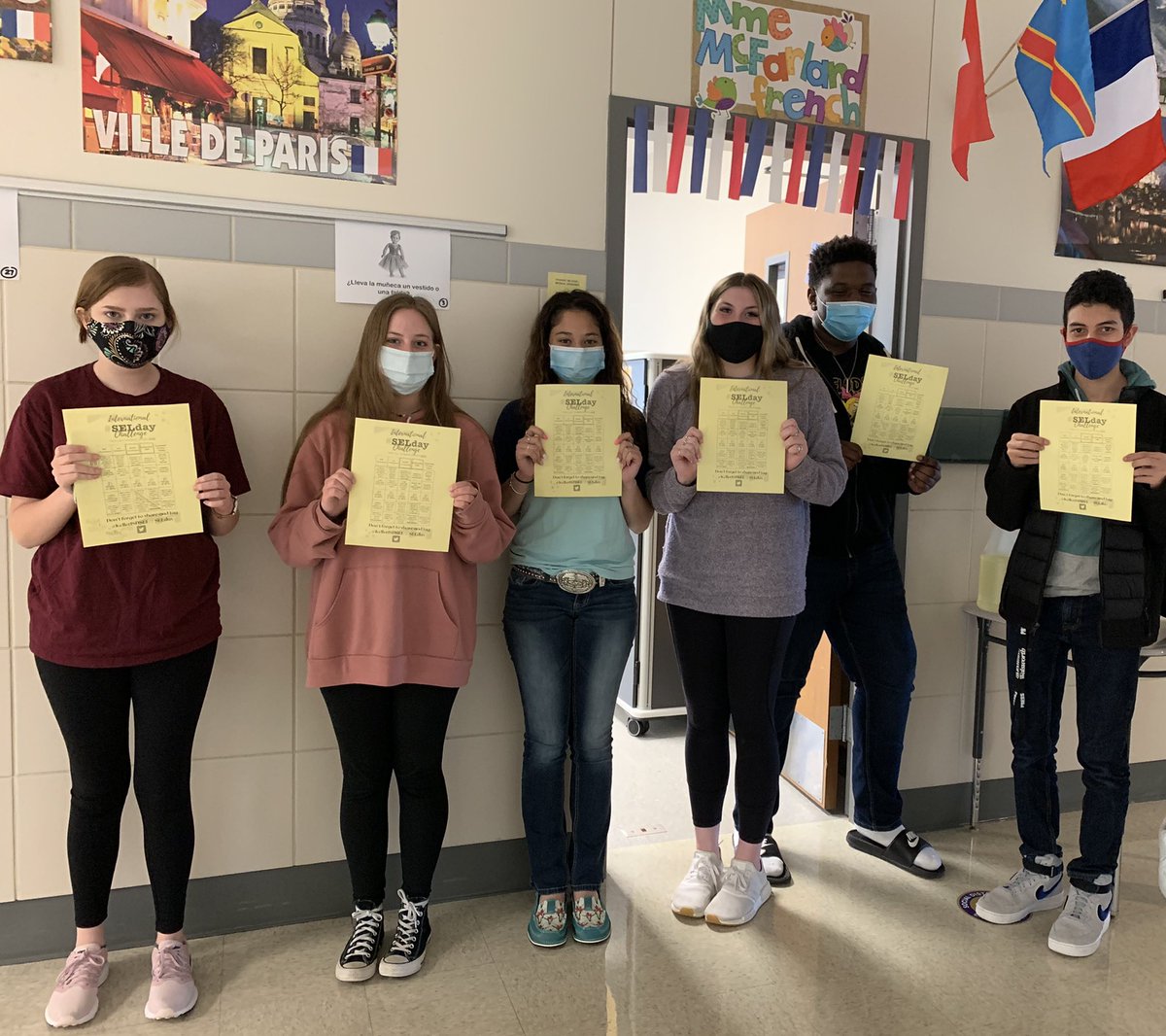 The #SELday Challenge gave us a chance to do a little bonding and share some personal stories! Time well spent! <a href="/KellerISD/">Keller Schools</a>SEL @KellerISD @TCHSTalon