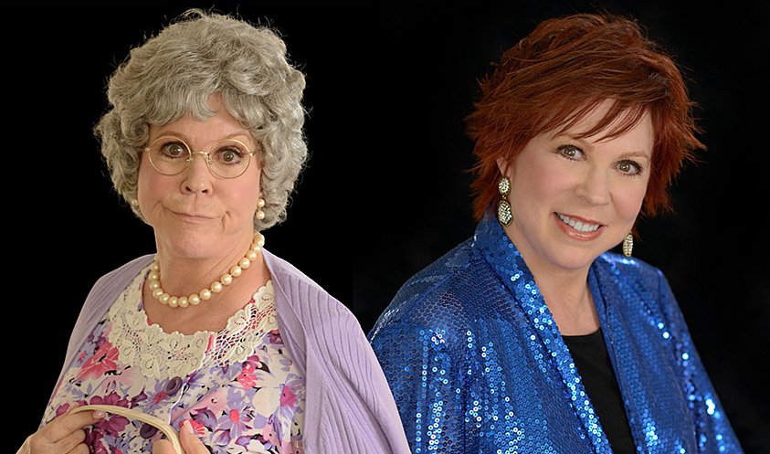 Wishing Vicki Lawrence (and friend) a happy birthday.  