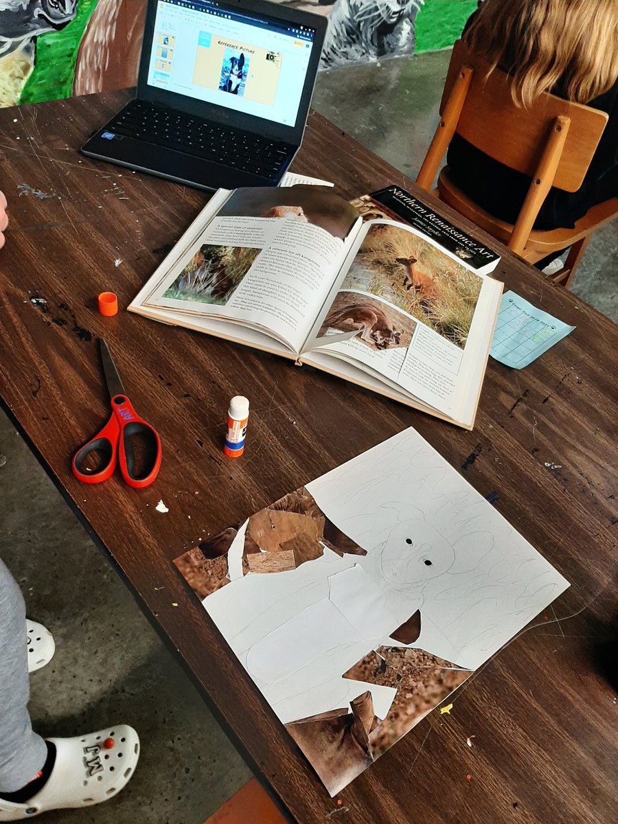 resykalski's tweet photo. 5th grade was working on animal collages last week. #BeCougarProud @clintonwischool https://t.co/cnMsgCWgN4