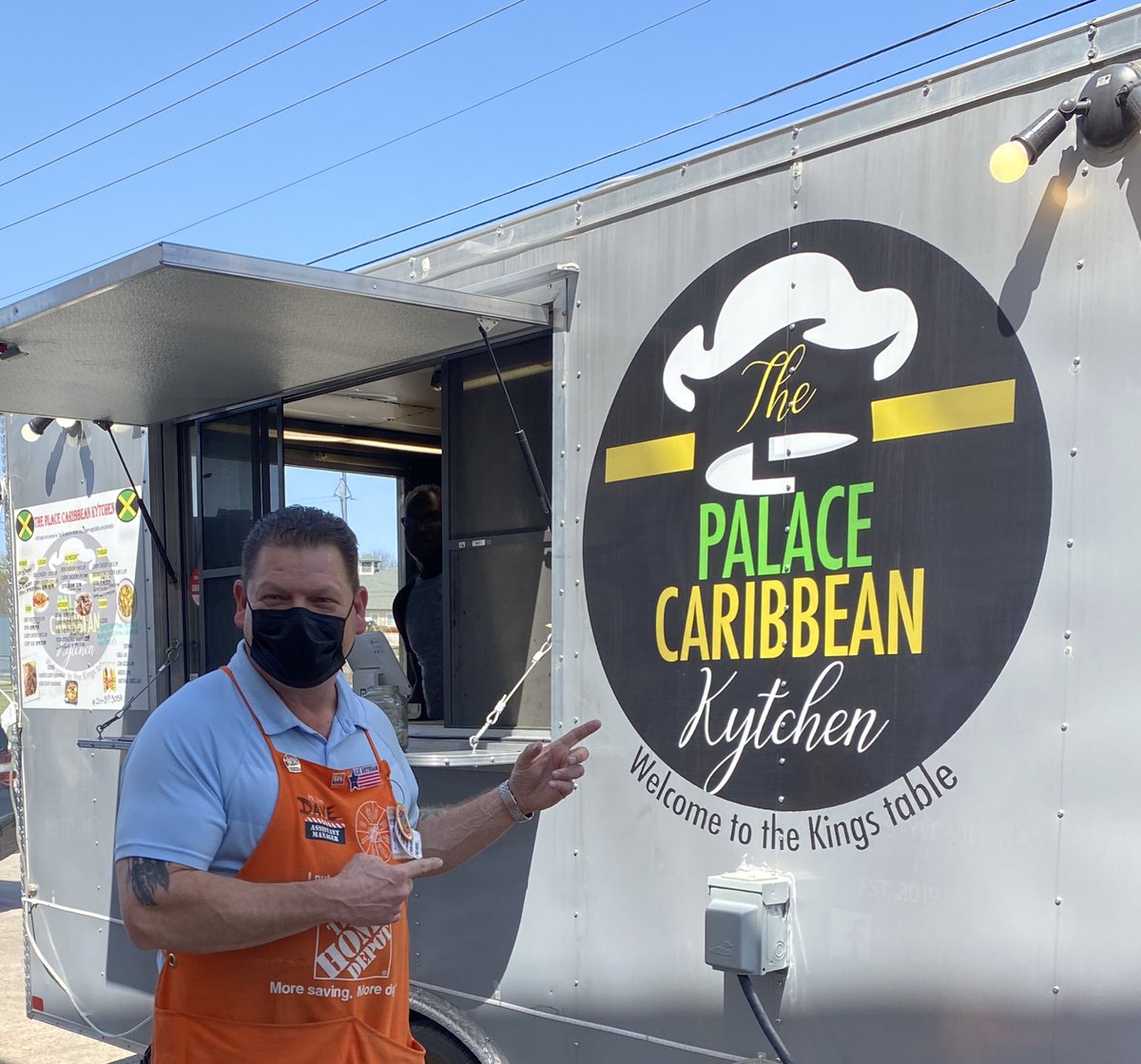 Thank you Dave for taste testing at the Food Truck Court!!! The Palace Caribbean Kitchen is a huge SUCCESS for SUCCESS SHARING!!! <a href="/BabyBoi1977/">Daniel Dawson</a> <a href="/keren_gorg/">Keren Gorglione</a> <a href="/garland_haynes/">Garland Haynes</a> <a href="/BacaDavidbaca6/">Dave Baca</a>
