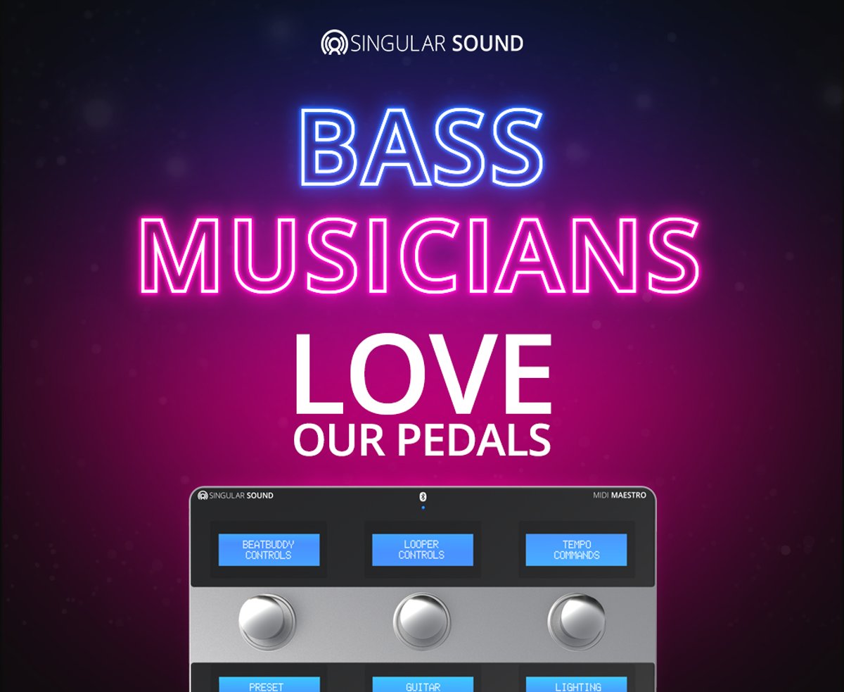 BassMusicianMag's tweet photo. 😎Bass Musicians Love Pedals from @myBeatBuddy 🤘🏼MIDI Maestro: The Only MIDI Foot Controller with Built-in Screens and a Mobile App for on the Fly Customization
👀VIEW MORE >>> https://t.co/7GzmAlSux9
#ad #midimaestro #singularsound #basspedal #pedal #bassmusicianmag https://t.co/BMl7n7anDm