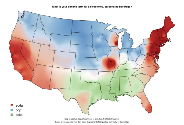 LostInThePondUS's tweet photo. I was just 'corrected' on TikTok by someone from the east coast who insisted Americans never use the word "pop" to mean soda. So new plan, everyone; the areas in blue have officially seceded from the Union. https://t.co/1B6ALyhE64