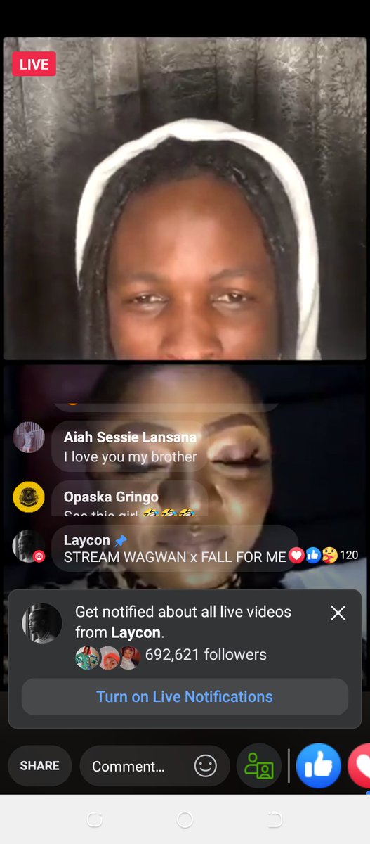 prisoge_'s tweet photo. This girl wan shoot her shot at Laycon ๐๐
#WagwanXFallForMe https://t.co/RmLlpM3Y6A