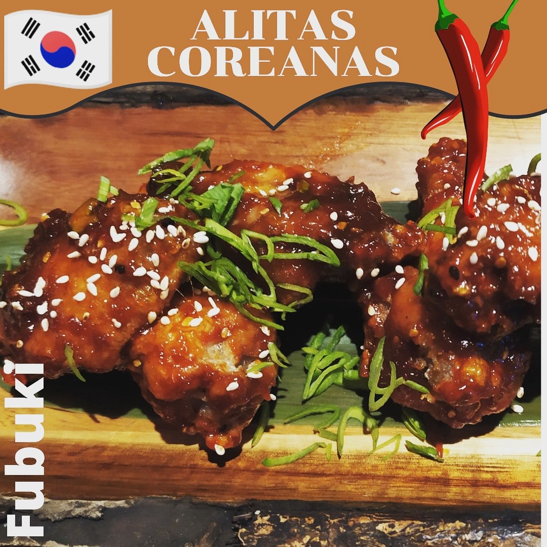 fubukeando's tweet image. Novedades en Fubuki
¡Dulces, picantes y adictivas! 😋
#fubukeando #comidacoreana #alitascoreanas #spicyfood #Tarifa #picante #coreanfood