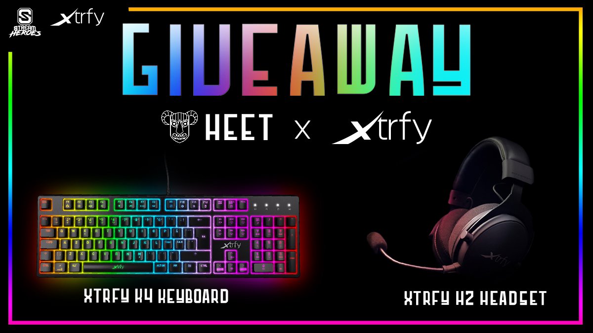 HEET_Gaming's tweet photo. Allright guys, it is time to give something back! We will announce the winner on 04-03-2021

In order to win:

✅Like + comment and retweet this post
✅Subscribe to https://t.co/SfNYdEBlmc
✅Like @Xtrfy 

We will draw the winner live on: https://t.co/280xKduhuA https://t.co/bBeueJoBIe