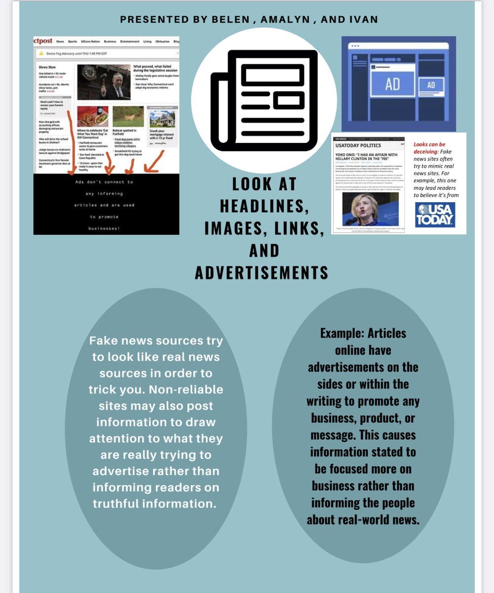 BeNoblePritzker's tweet image. Fake news often imitates real news. To check authenticity, examine headlines, images, &amp;amp; links. Some “news” is just an ad. For more: tinyurl.com/yc9r5e4f For photos &amp;amp; videos: youtu.be/p7uvqb8fcdA #QuestionEverything #FindTruth #CheckSources #DontBeTricked #DontMisinform
